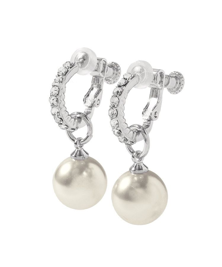 Maison de FLEUR「【2Way】パールビジューイヤリング」|イヤリング|