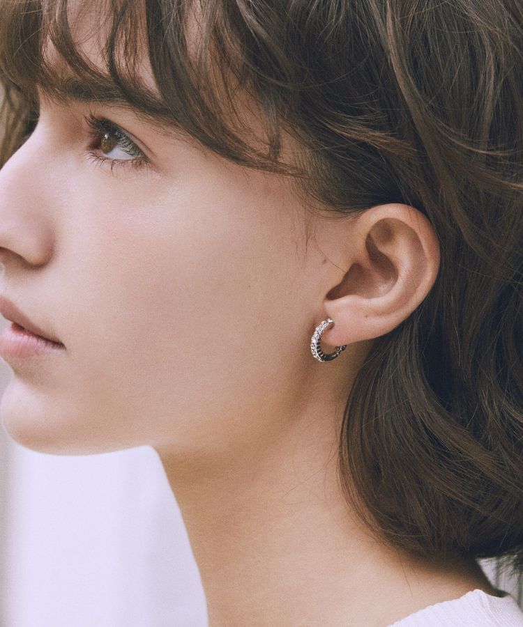 Maison de FLEUR「【2Way】パールビジューイヤリング」|イヤリング|