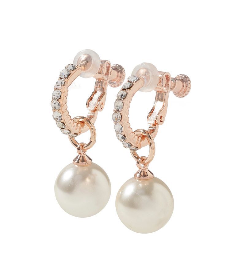 Maison de FLEUR「【2Way】パールビジューイヤリング」|イヤリング|