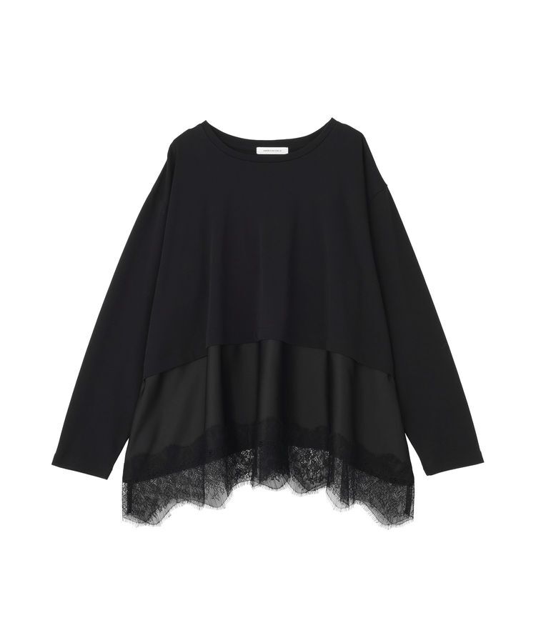 AMERICAN HOLIC「スカラップレースプルオーバー」|Tシャツ・カットソー|