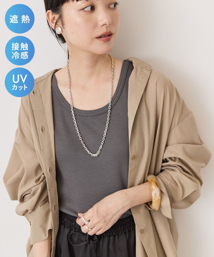 AMERICAN HOLIC「【マルチ機能】アメスリリブタンクトップ」|キャミソール|Charcoal Gray