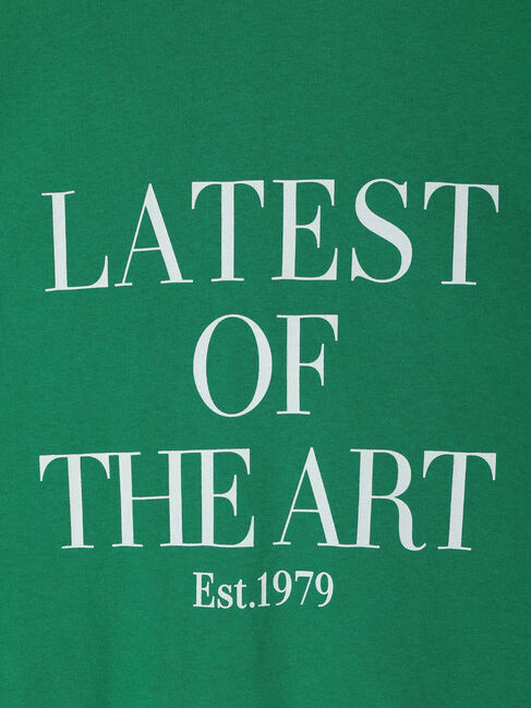 Green Parks「キレイ目ロゴ半袖チュニック」|チュニック|