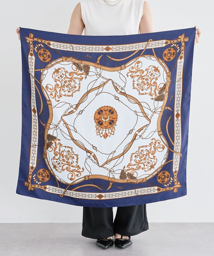 Green Parks「・ベルトタッセルスカーフ 90&times;90」|バンダナ・スカーフ|