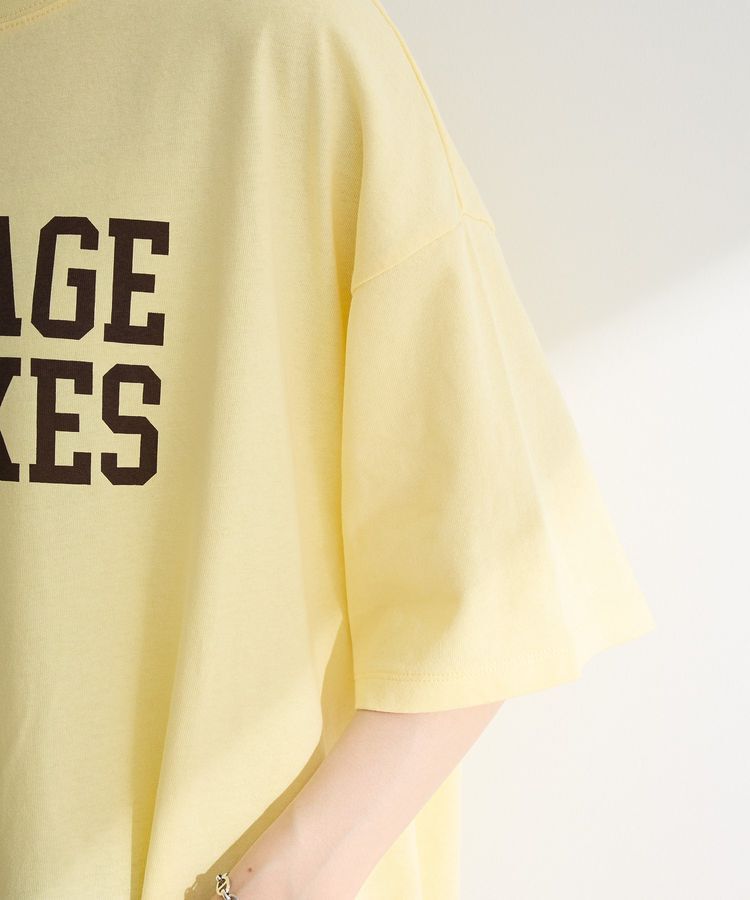 Green Parks「カレッジロゴ刺繍5分袖チュニック」|チュニック|