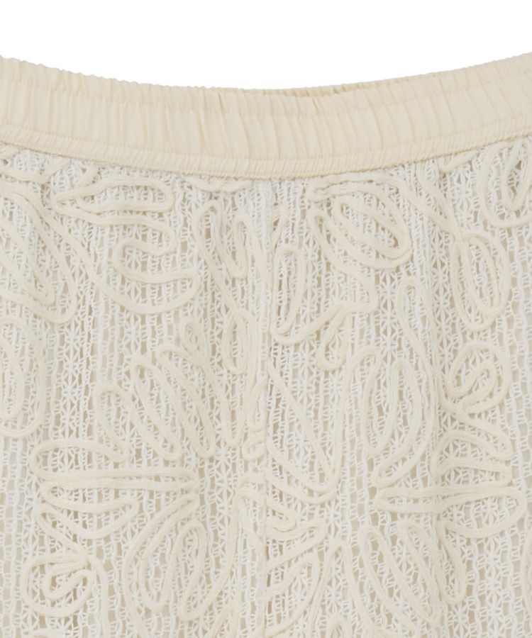 Green Parks「コード刺繍レースイージーワイドパンツ」|その他|