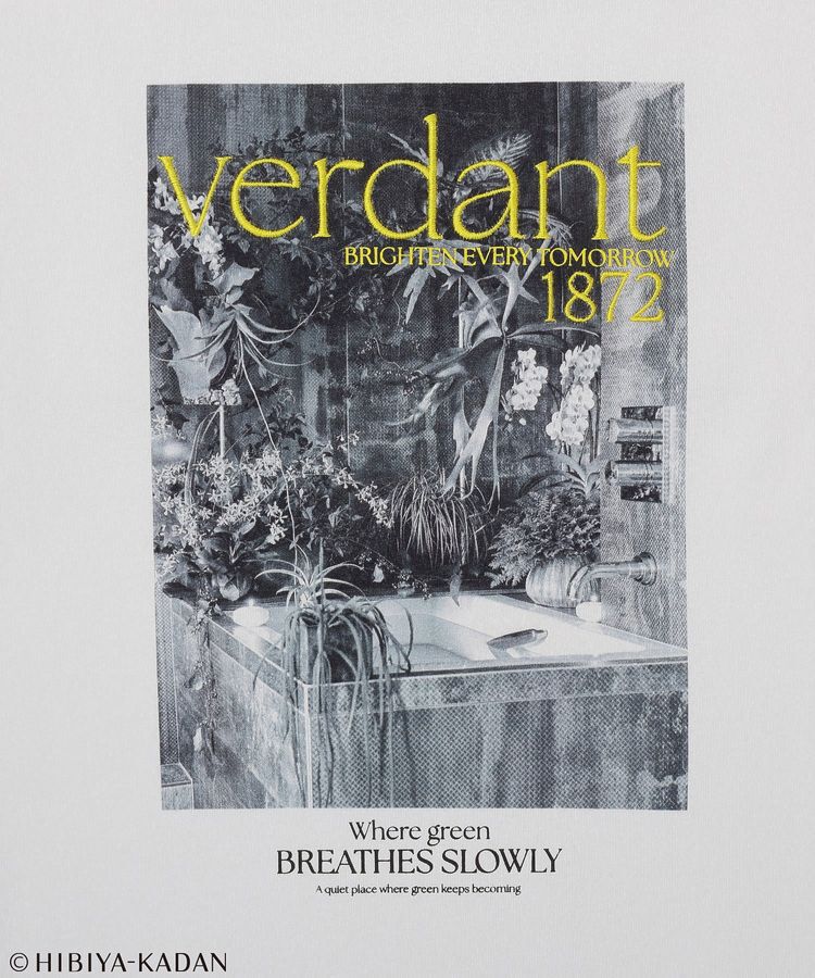 Green Parks「日比谷花壇コラボモノクロTEE」|Tシャツ・カットソー|