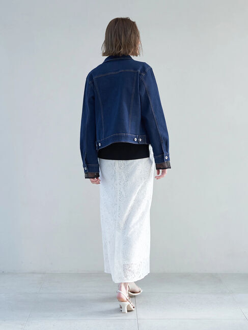 YECCA VECCA「ストレッチGジャン」|テーラードジャケット|