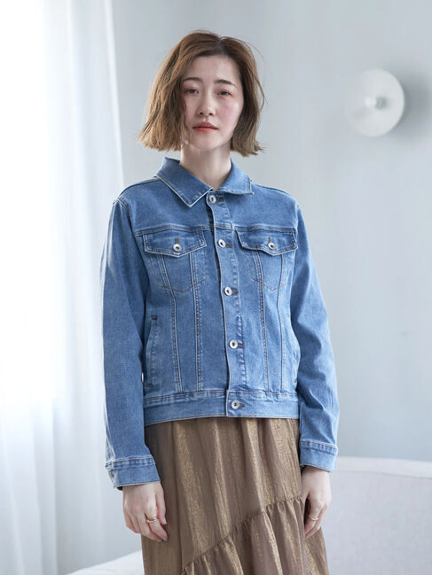 YECCA VECCA「ストレッチGジャン」|テーラードジャケット|