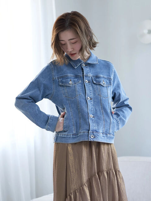 YECCA VECCA「ストレッチGジャン」|テーラードジャケット|