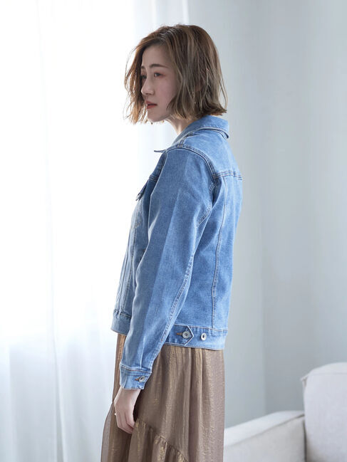 YECCA VECCA「ストレッチGジャン」|テーラードジャケット|