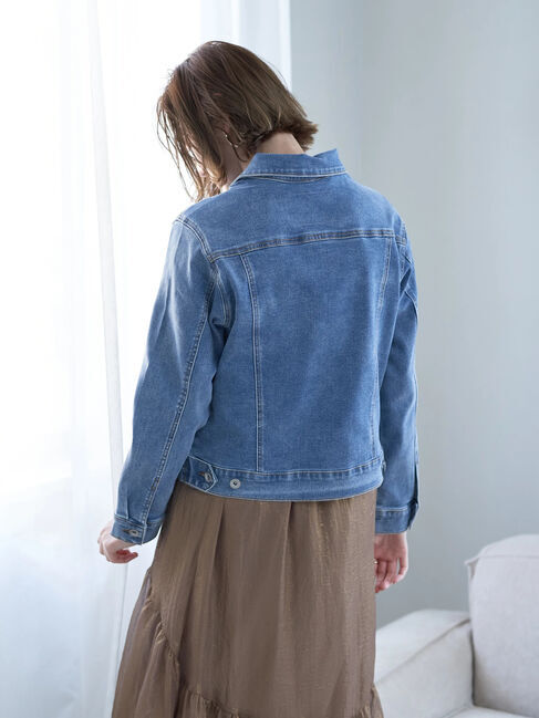 YECCA VECCA「ストレッチGジャン」|テーラードジャケット|