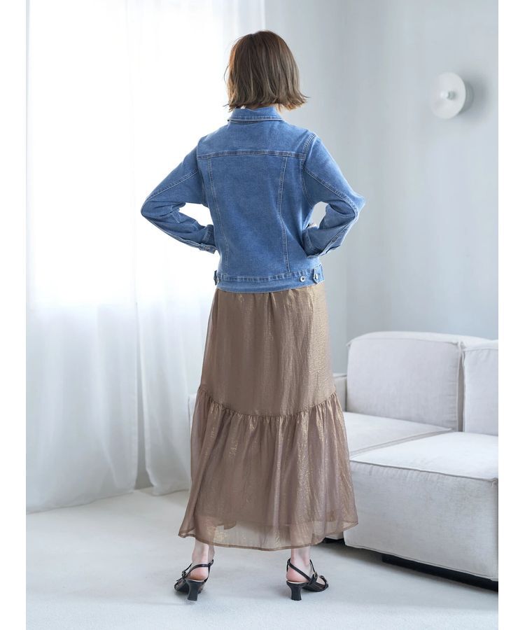 YECCA VECCA「ストレッチGジャン」|テーラードジャケット|