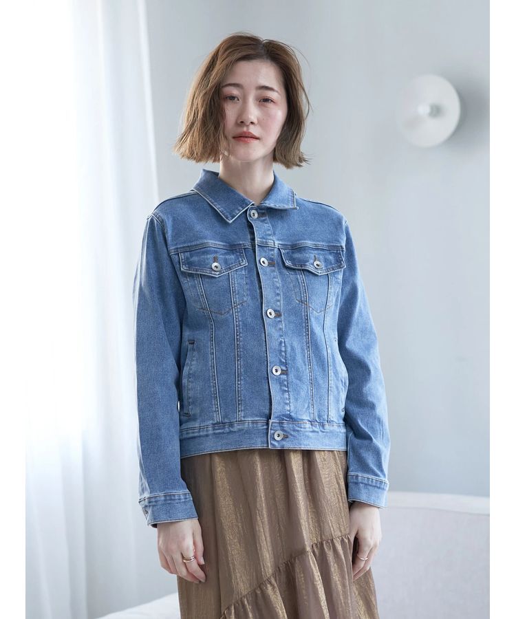 YECCA VECCA「ストレッチGジャン」|テーラードジャケット|