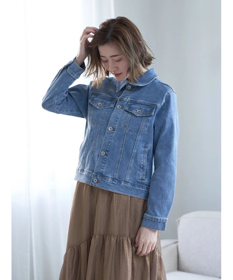 YECCA VECCA「ストレッチGジャン」|テーラードジャケット|