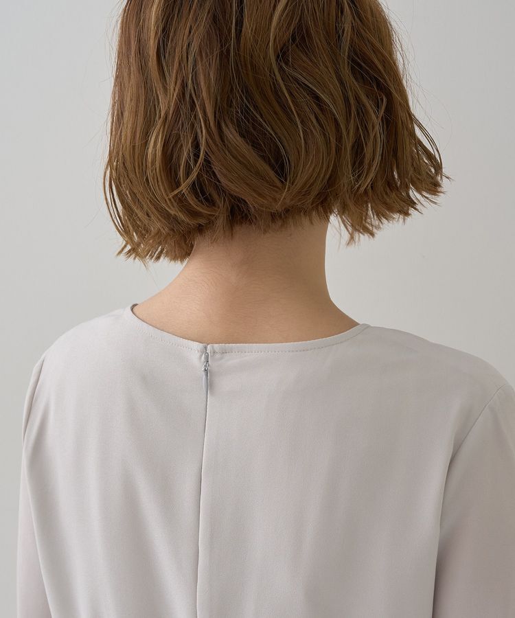 YECCA VECCA「ジョーゼットプリーツワンピース」|ワンピース|