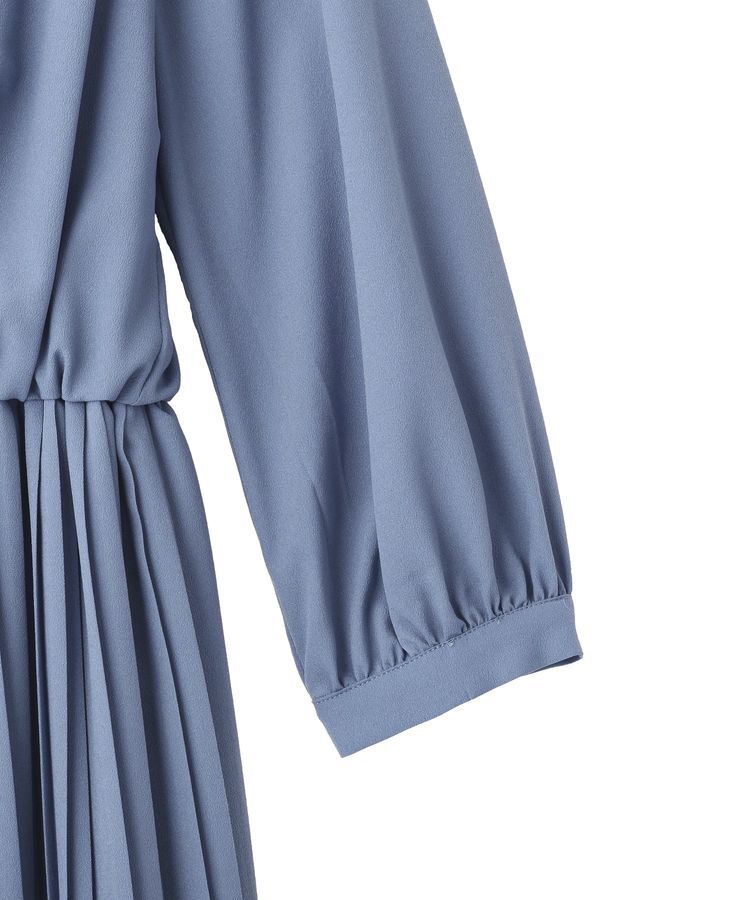 YECCA VECCA「ジョーゼットプリーツワンピース」|ワンピース|