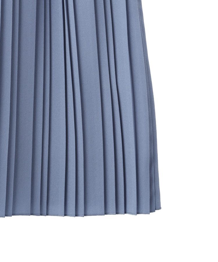 YECCA VECCA「ジョーゼットプリーツワンピース」|ワンピース|