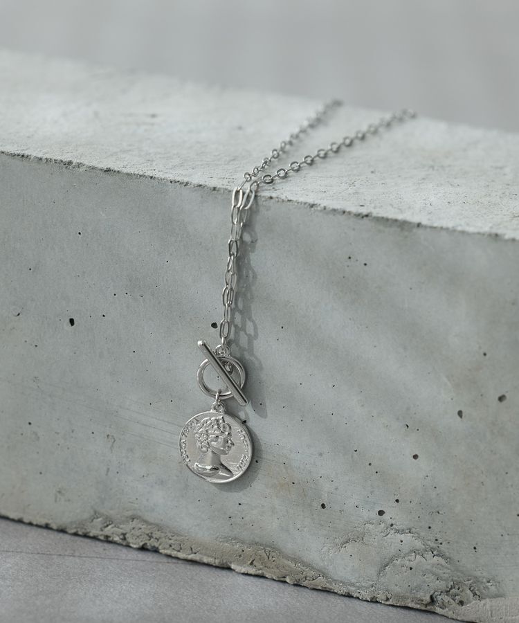 YECCA VECCA「コインマンテルネックレス」|ネックレス|Silver