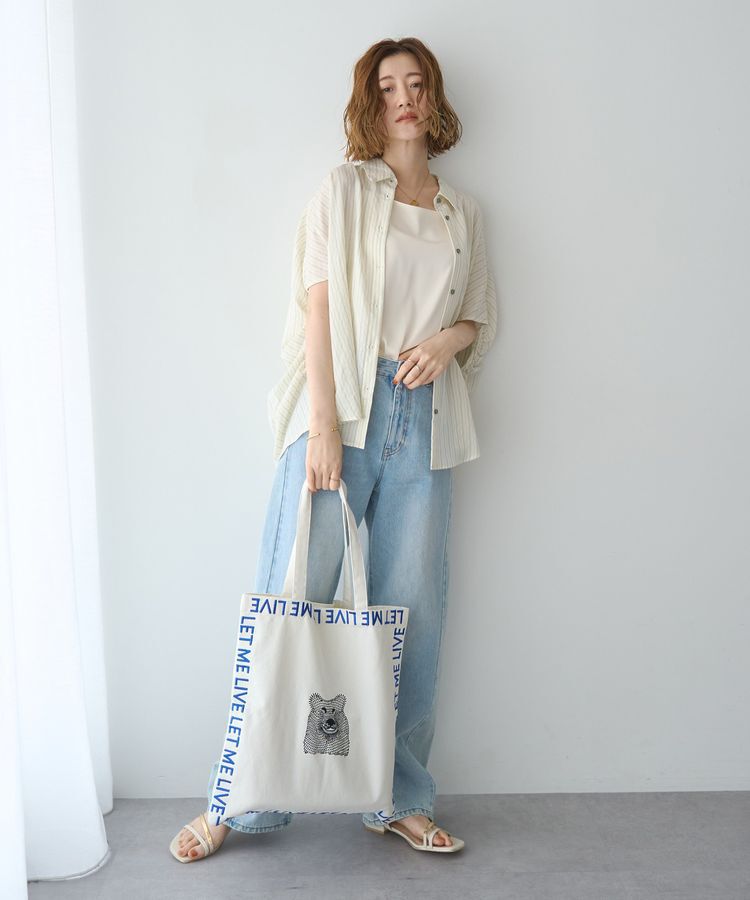 YECCA VECCA「【ANGE IN DISGUISE】LET ME LIVE トート」|トートバッグ|