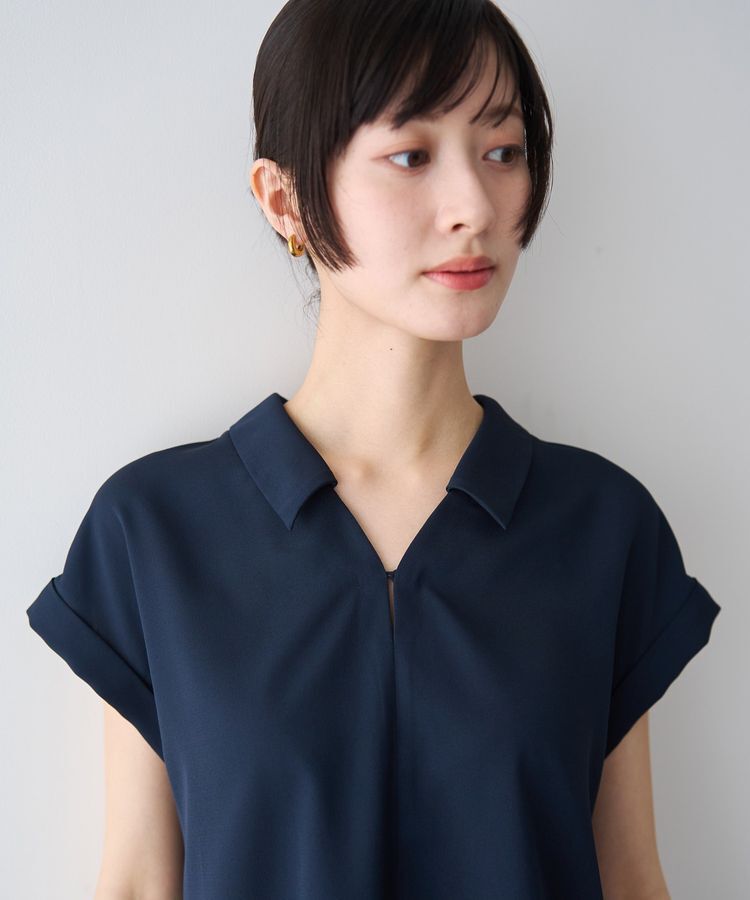 YECCA VECCA「2wayストライプリボンブラウス」|シャツ・ブラウス|