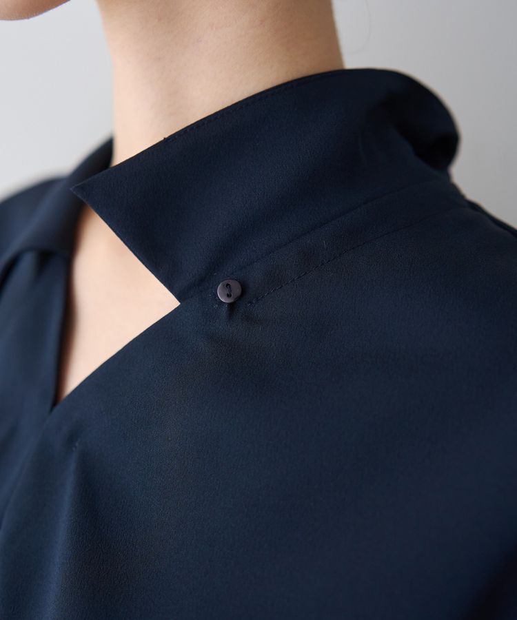 YECCA VECCA「2wayストライプリボンブラウス」|シャツ・ブラウス|