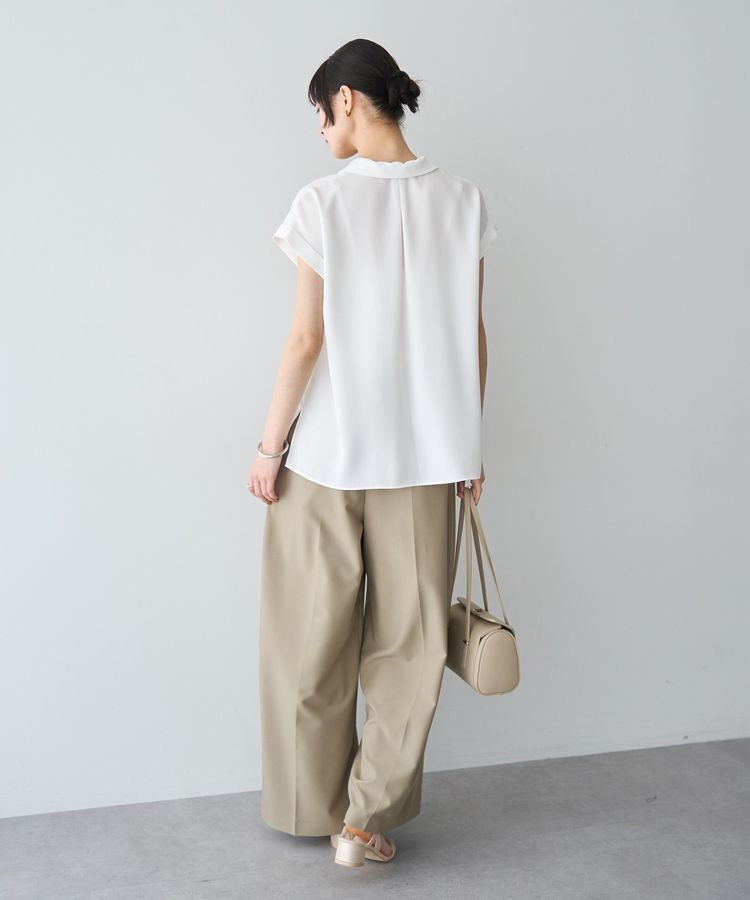 YECCA VECCA「2wayストライプリボンブラウス」|シャツ・ブラウス|