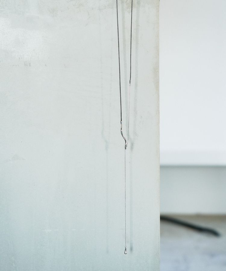 YECCA VECCA「ウェーブメタルコードネックレス」|ネックレス|