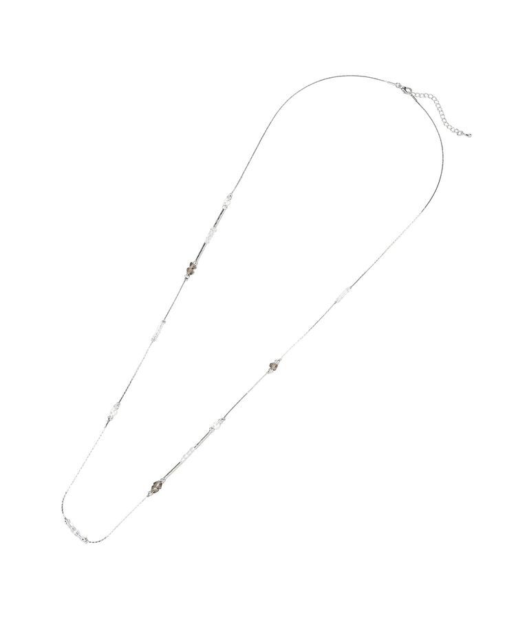 YECCA VECCA「ガラスMIXロングネックレス」|ネックレス|