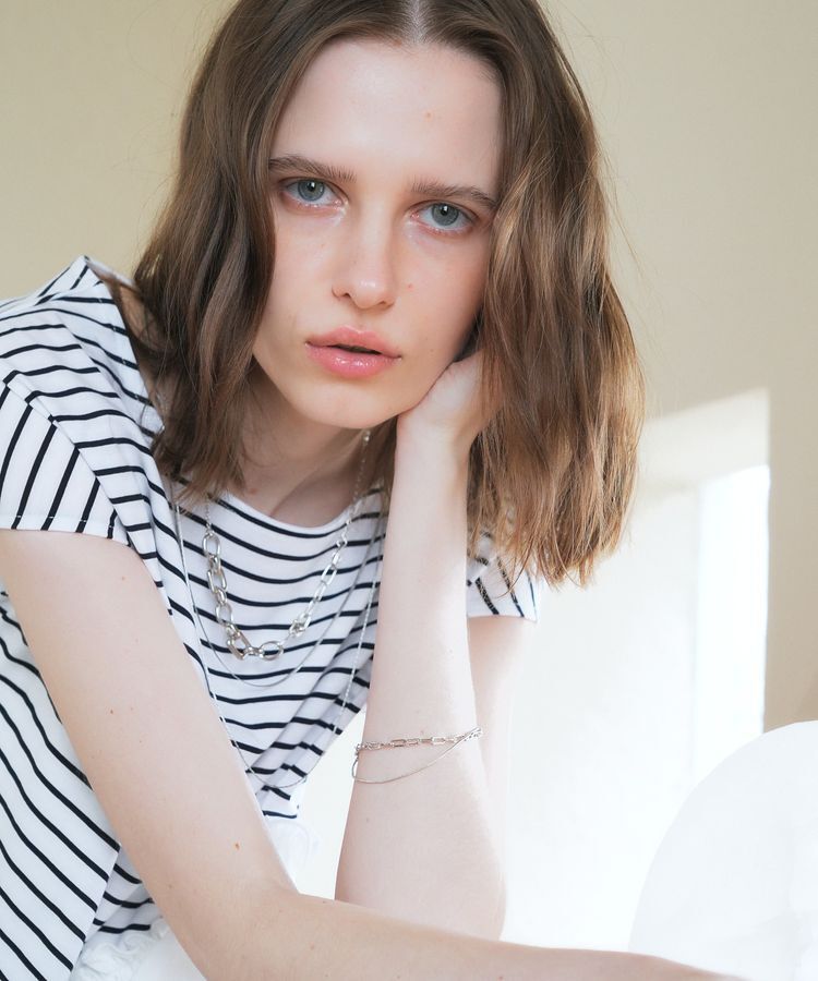 YECCA VECCA「デザインチェーンショートネックレス」|ネックレス|