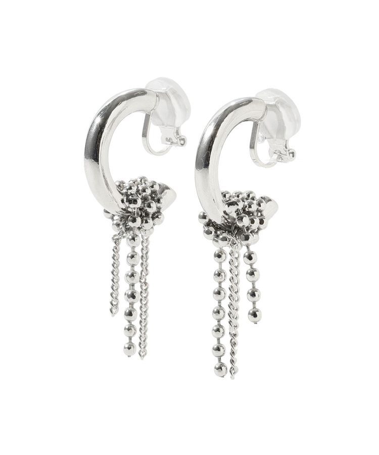 YECCA VECCA「チェーンフリンジイヤリング」|イヤリング|