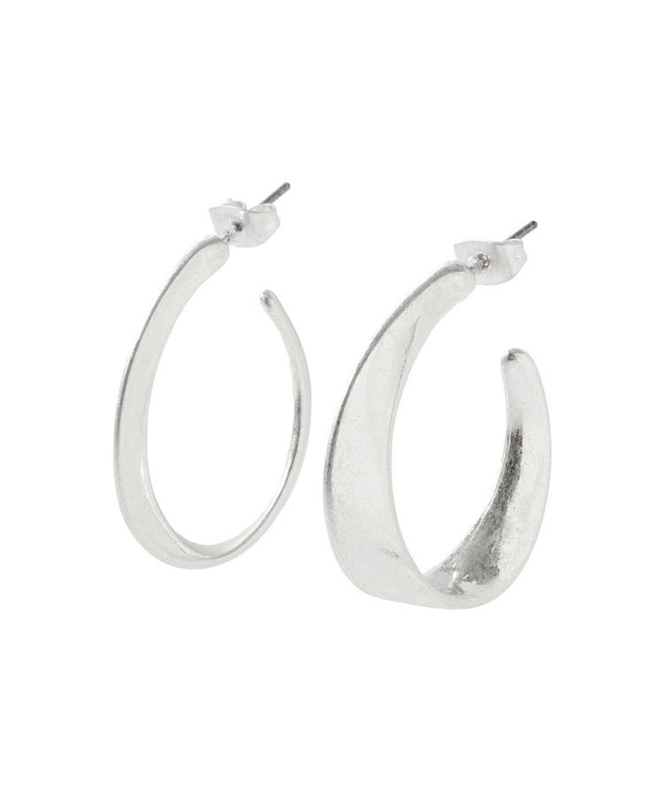 YECCA VECCA「メタルフープピアス」|ピアス|