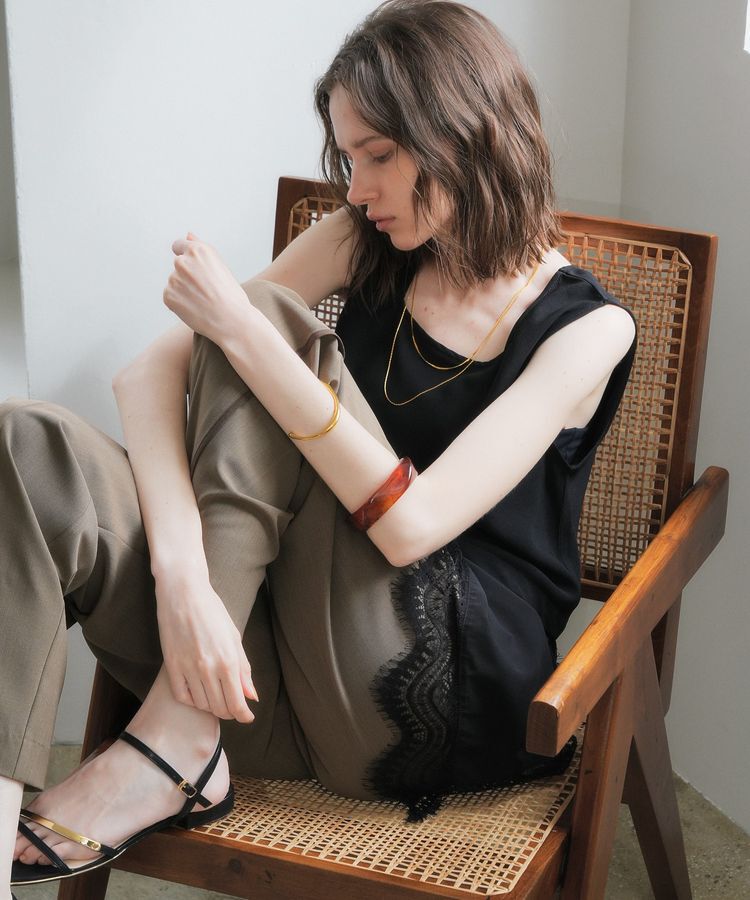 YECCA VECCA「ステンレスC型バングル」|ブレスレット・バングル|