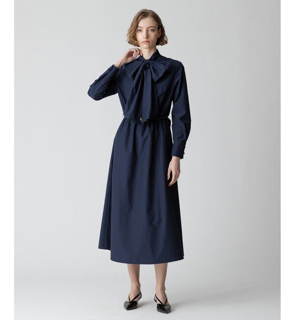 allureville「タフタビッグボウワンピース」|ワンピース|