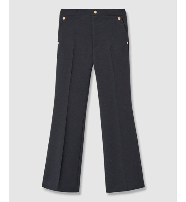 LOULOU WILLOUGHBY「【LOULOU WILLOUGHBY】ダブルクロスフレアーパンツ」|その他|