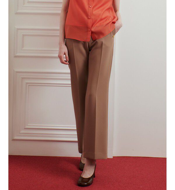 LOULOU WILLOUGHBY「【LOULOU WILLOUGHBY】ダブルクロスフレアーパンツ」|その他|