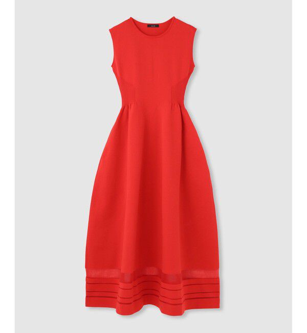 allureville「◇ ウエストマークリブワンピース」|ワンピース|