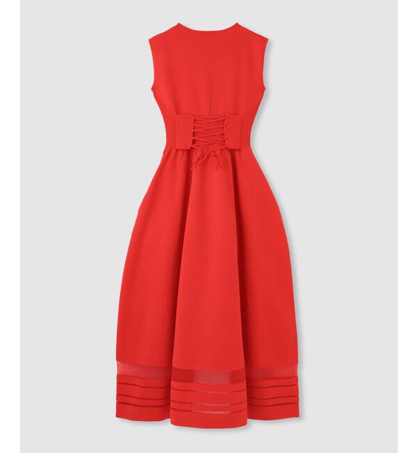 allureville「◇ ウエストマークリブワンピース」|ワンピース|