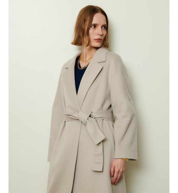 allureville「WEB限定 カシミヤビーバーコート」|ダッフルコート|