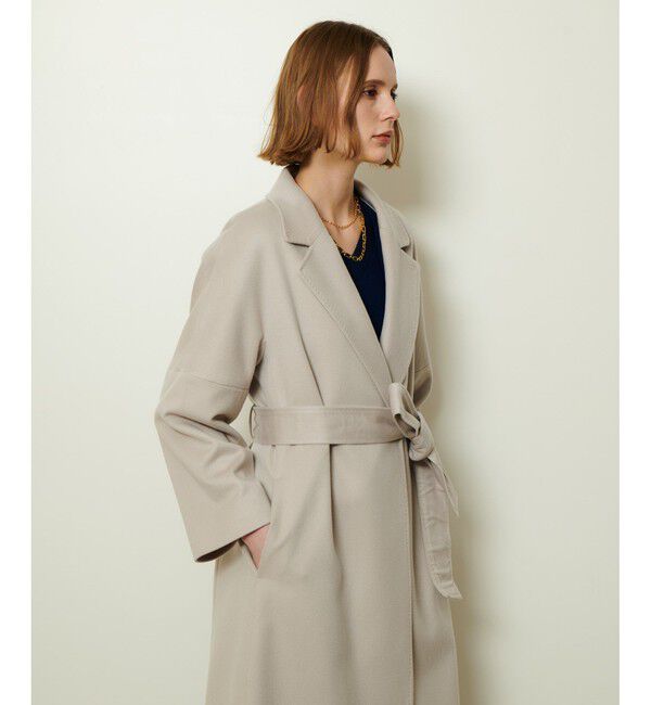 allureville「WEB限定 カシミヤビーバーコート」|ダッフルコート|