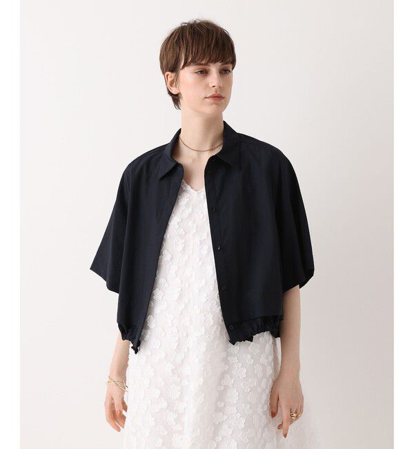 allureville「シャツカラーブルゾン」|ブルゾン・スタジャン|