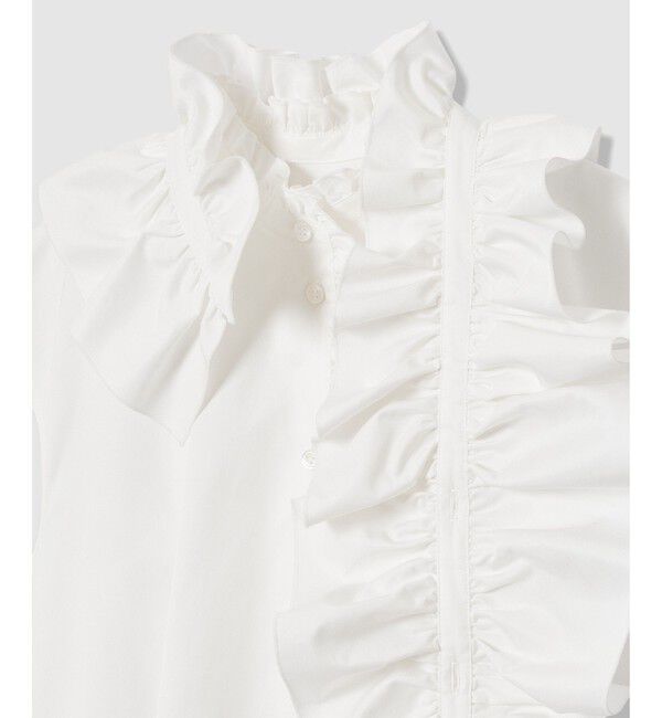 LOULOU WILLOUGHBY「【LOULOU WILLOUGHBY】ビッグフリルドワンピース」|ワンピース|