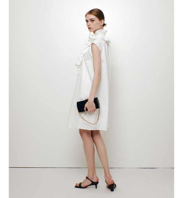 LOULOU WILLOUGHBY「【LOULOU WILLOUGHBY】ビッグフリルドワンピース」|ワンピース|