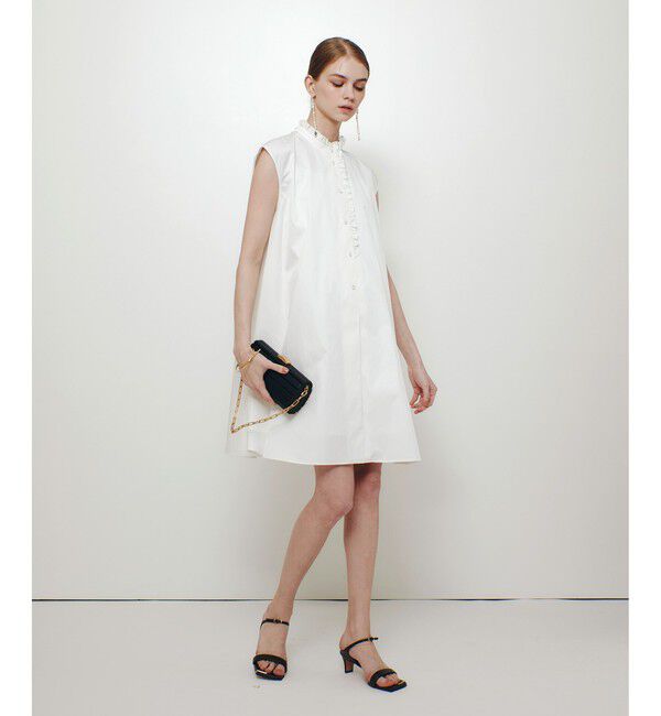 LOULOU WILLOUGHBY「【LOULOU WILLOUGHBY】ビッグフリルドワンピース」|ワンピース|