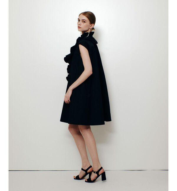 LOULOU WILLOUGHBY「【LOULOU WILLOUGHBY】ビッグフリルドワンピース」|ワンピース|