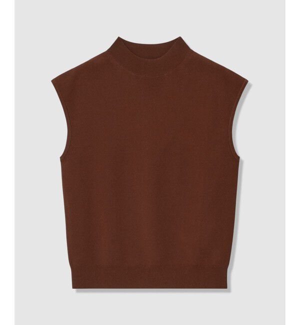 allureville「ソウバリモックネックフレンチスリーブプルオーバー」|ニット・セーター|