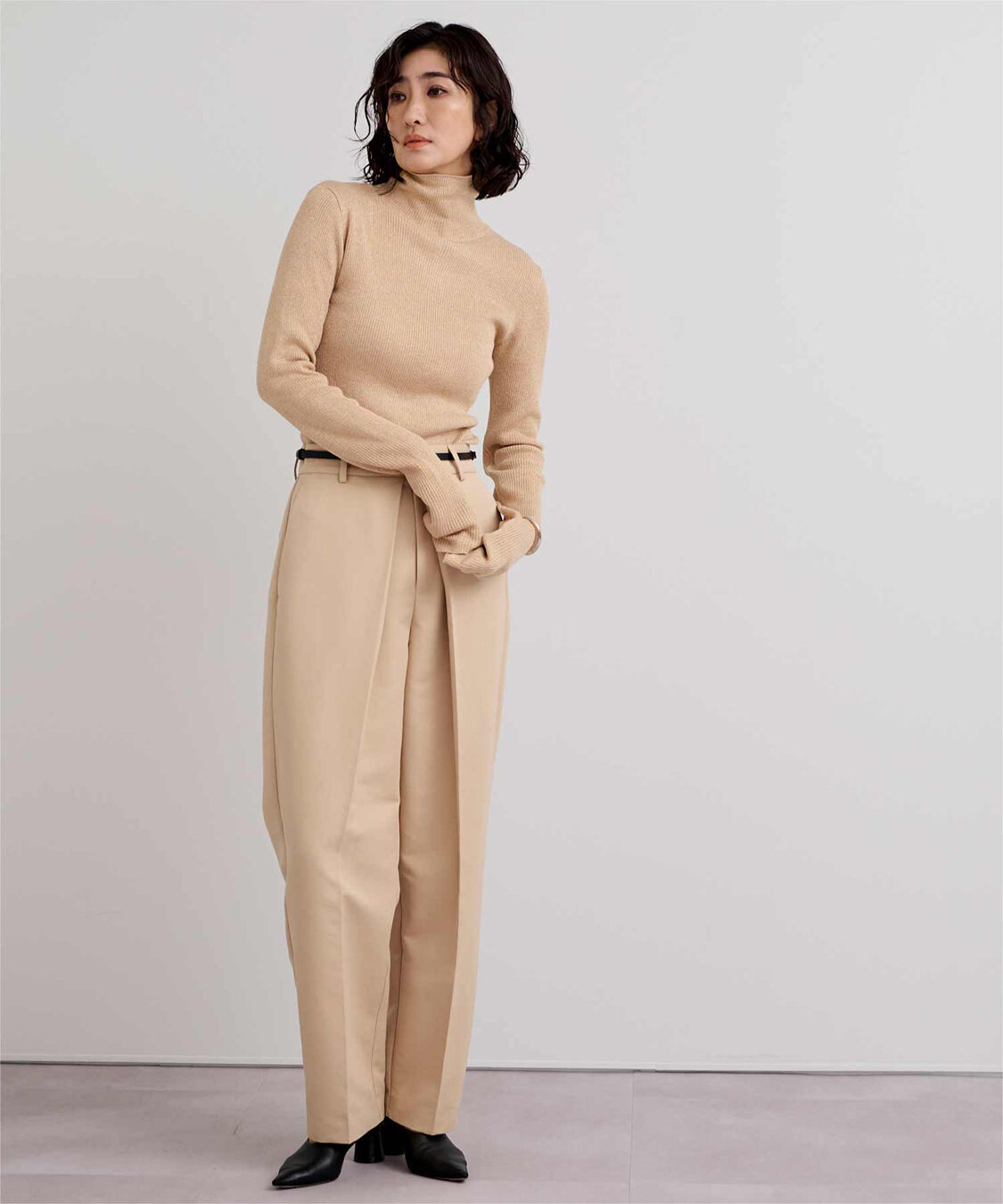 ur's「ウールブレンドハイネックリブニット」|ニット・セーター|