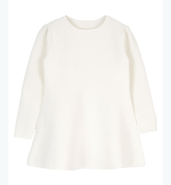 ur's「【星玲奈さんコラボアイテム】パフスリーブペプラムニットトップス」|ニット・セーター|