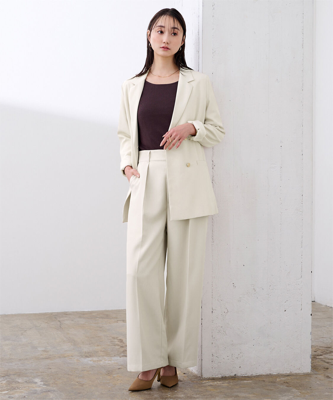 ur's「テーラードダブルブレストジャケット」|テーラードジャケット|