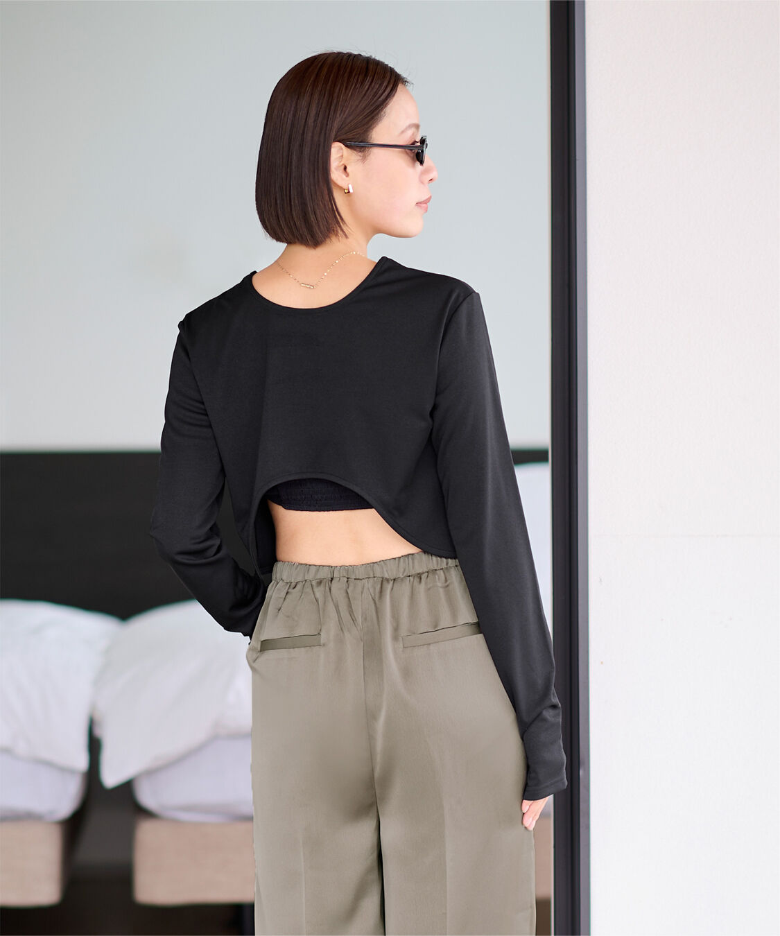 ur's「【黒川翼さんコラボアイテム】前後2wayトップス/ラッシュガード」|ビキニトップス|