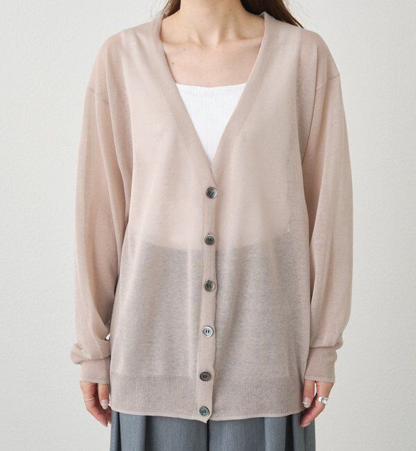  「【日焼け・冷房対策に◎】シアーカーディガン」|カーディガン|